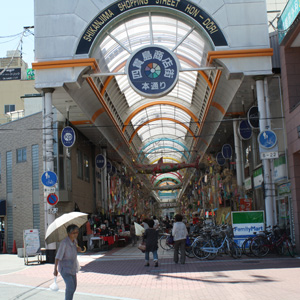 四貫島商店街本通りの写真